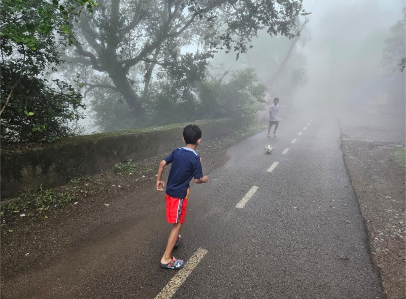 Play and fun on the roads.